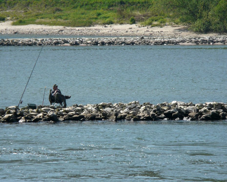Man fishing on the Rhine River., Smithsonian Photo Contest