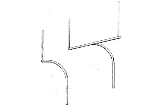 images from Joel Rottman’s “slingshot” goal post patent