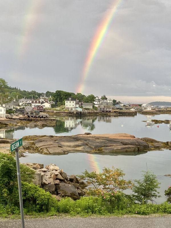 Double rainbow in Stonington thumbnail