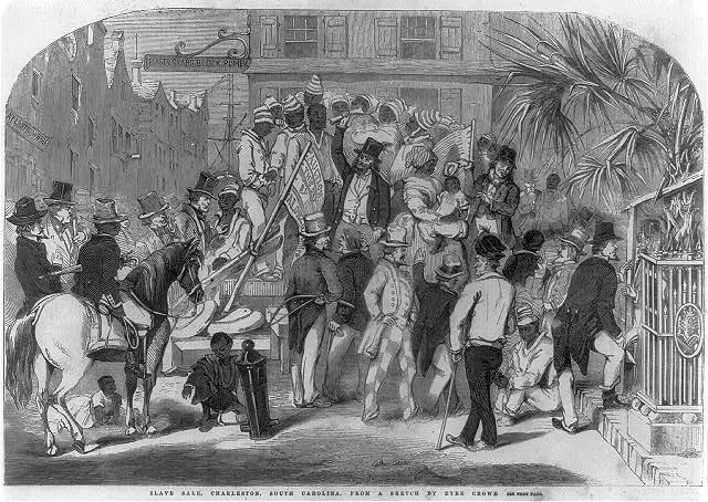 Slave sale, Charleston, South Carolina