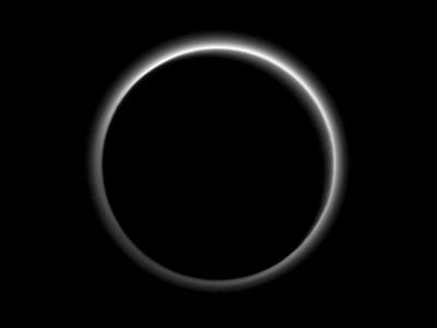 New Horizons snapped this parting shot of Pluto on July 15, 2015. 