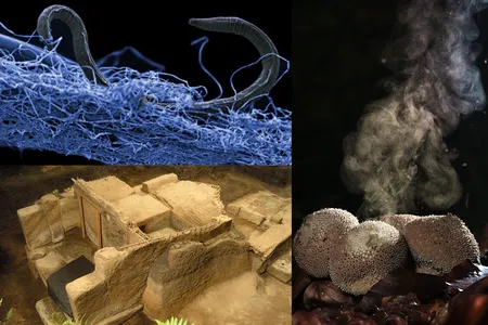 Deep Earth creepy crawlies, mushrooms making rain, and a Maya city buried in ash are just a few highlights from this year's collection of science stories.