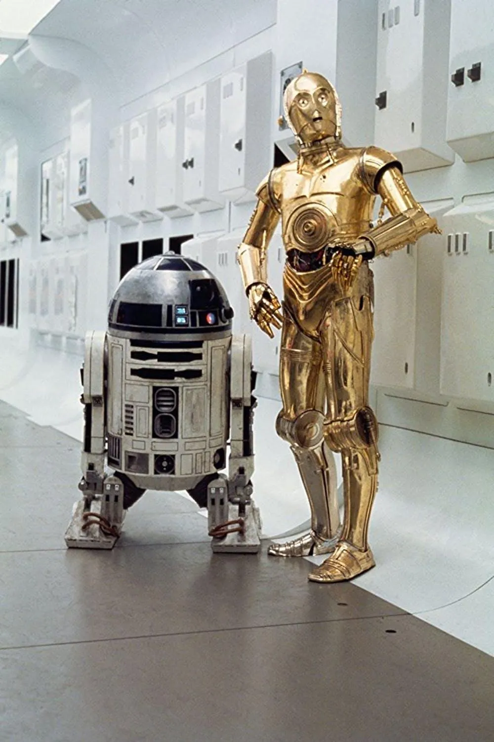 R2-D2 and C3PO in A New Hope