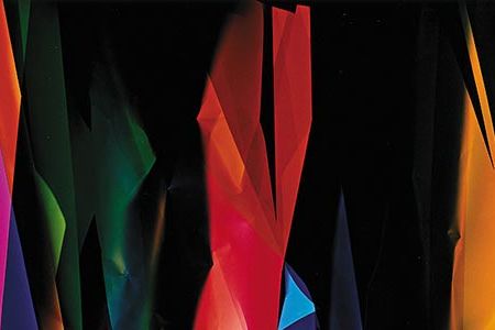 Walead Beshty's Six Color Curl, 2008.