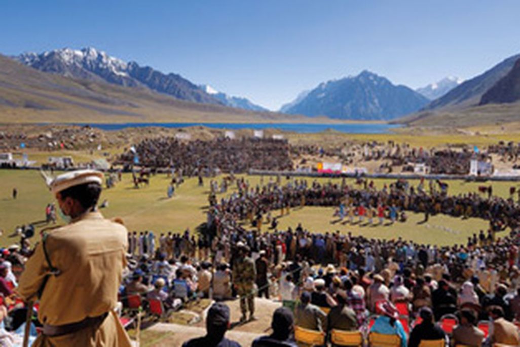 the Shandur Pass turns into the worlds highest polo grounds
