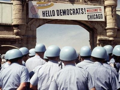 Chicago police prepared for a battle with antiwar protesters