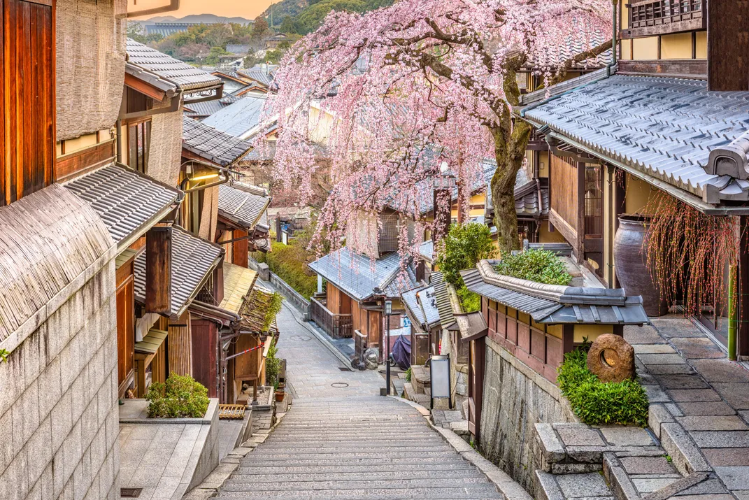 The Higashiyama District in Kyoto