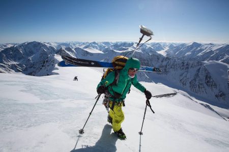 Ski mountaineering legend Kit DesLauriers ascends Mt. Isto, the new highest peak in the Brooks Range