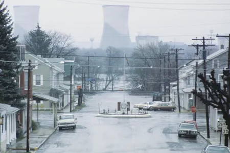 Middletown, Pennsylvania in 1979 in the wake of the Three Mile Island nuclear accident