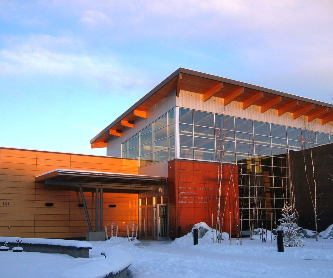 The Morris Thompson Cultural and Visitor Center, Fairbanks. Credit: Angie Cerny/FCVB