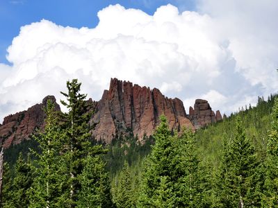 Rock formation in Colorado's Lost Creek Wilderness