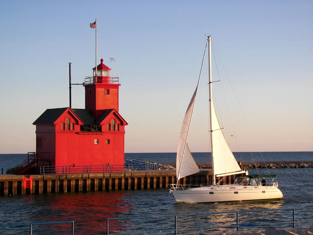 Lighthouse in Holland, Michigan