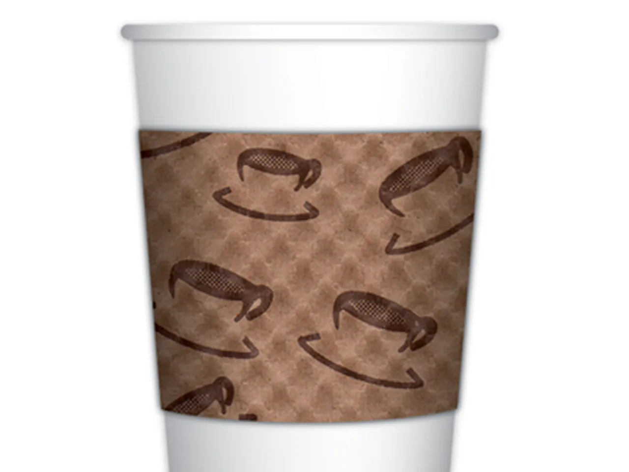 Paper Coffee Cup 100 Pcs 8oz Disposable Takeaway Coffee Paper Cups