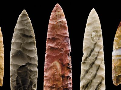 Clovis points were one of the earliest innovations in pre-Columbian America.