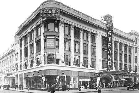 The Mark Strand Theater in 1914. See more images of the luxurious movie palaces at the Library of Congress website.