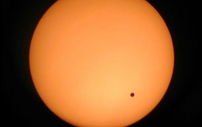 Tuesday is the last chance of the century to see Venus pass between the sun and the earth.