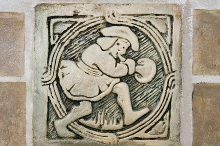 Batchelder tile from the lobby of the El Dorado Lofts in Los Angeles.