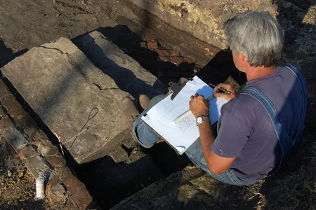 "House A" excavation detail