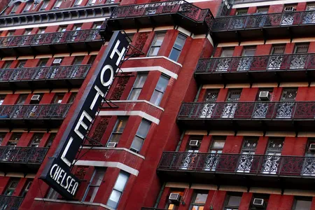 The Hotel Chelsea's neon sign was installed in 1949.