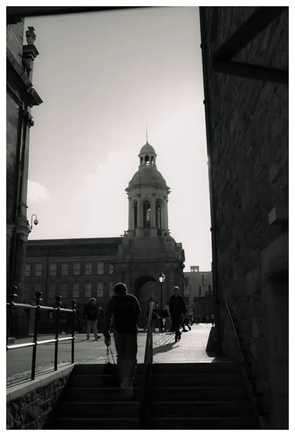Students Traverse across Trinity College thumbnail