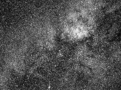 This test image from one of the four cameras on TESS captures a portion of the southern sky along the plane of our galaxy. 