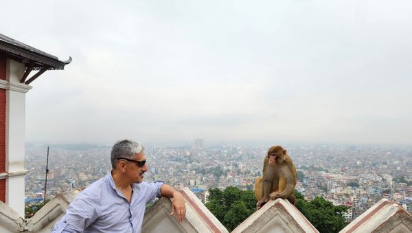 View of Kathmandu from Monkey Temple thumbnail