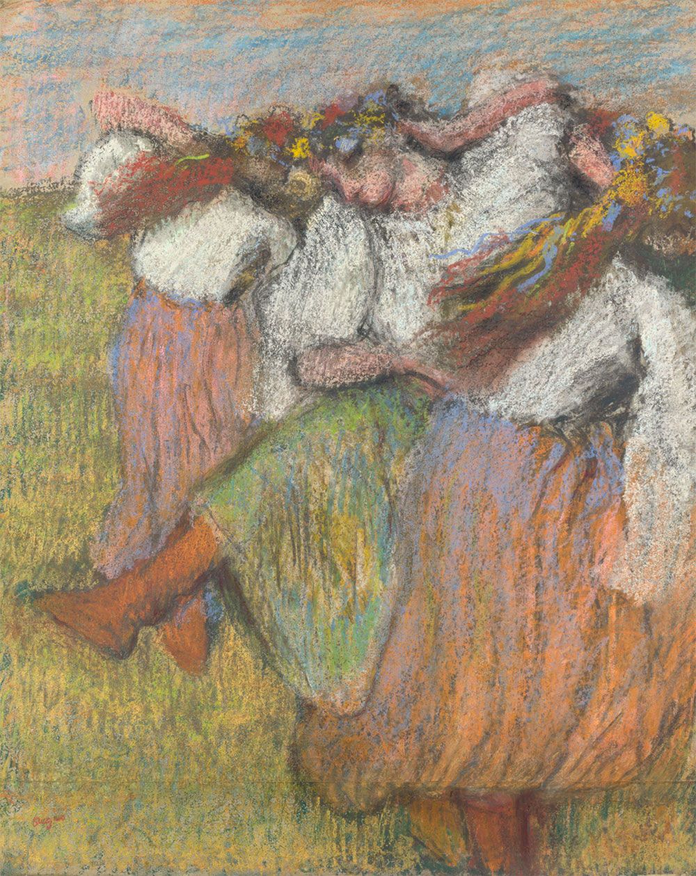 Ukrainian Dancers - Edgar Degas