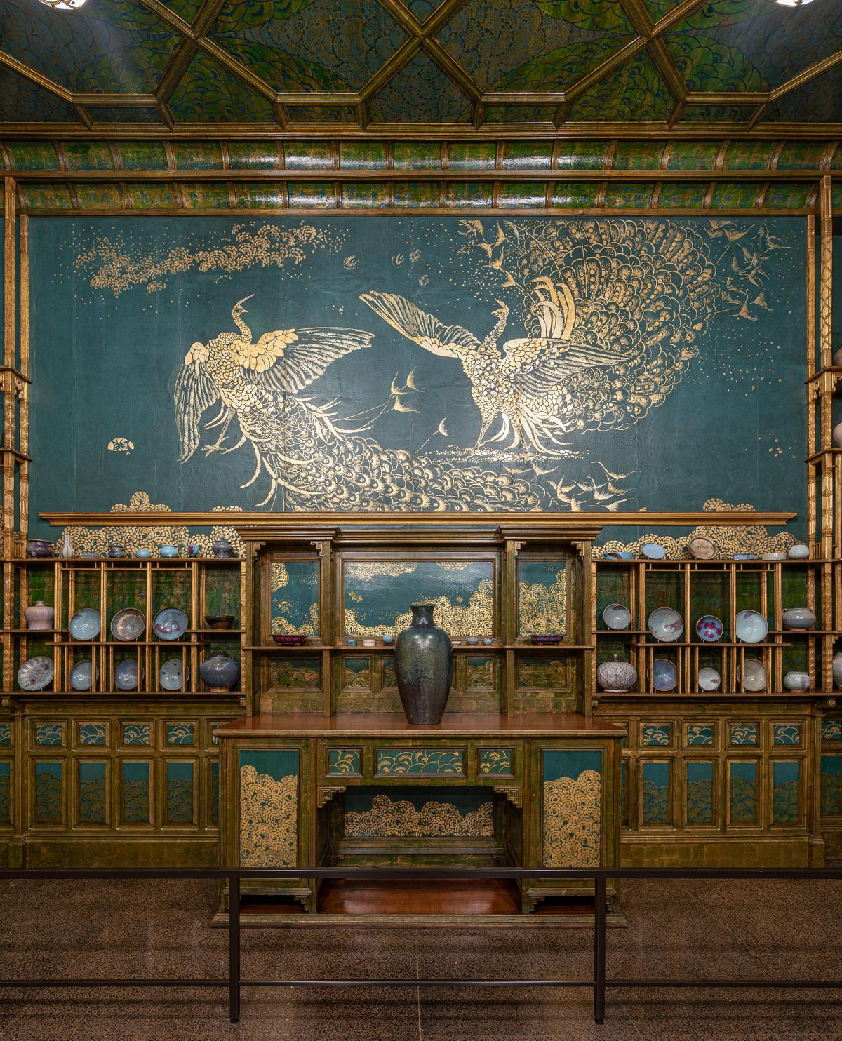 How Golden Peacocks on a Dining Room Wall Destroyed a Longstanding