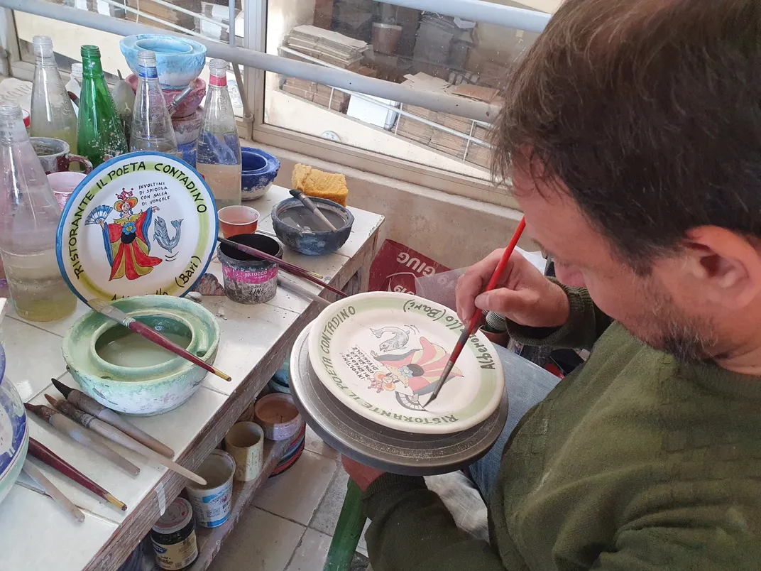 In Some Trattorias in Italy, Diners Can Enjoy a Meal and Take the Plate It Was Served on Home as a Souvenir