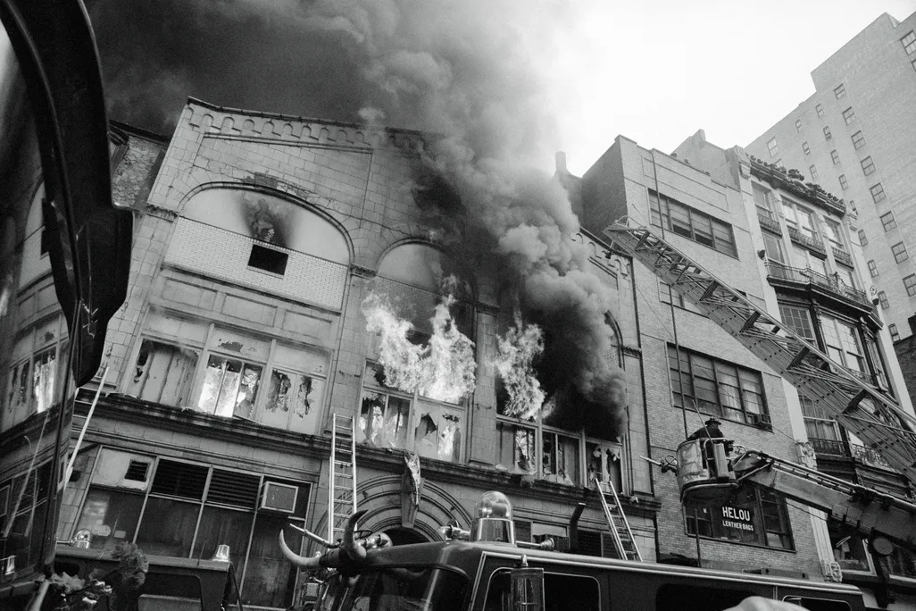 Fire at the Everard Baths in New York City