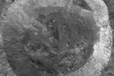 The fresh lunar crater Giordano Bruno offers a wealth of fascinating landforms to study. 