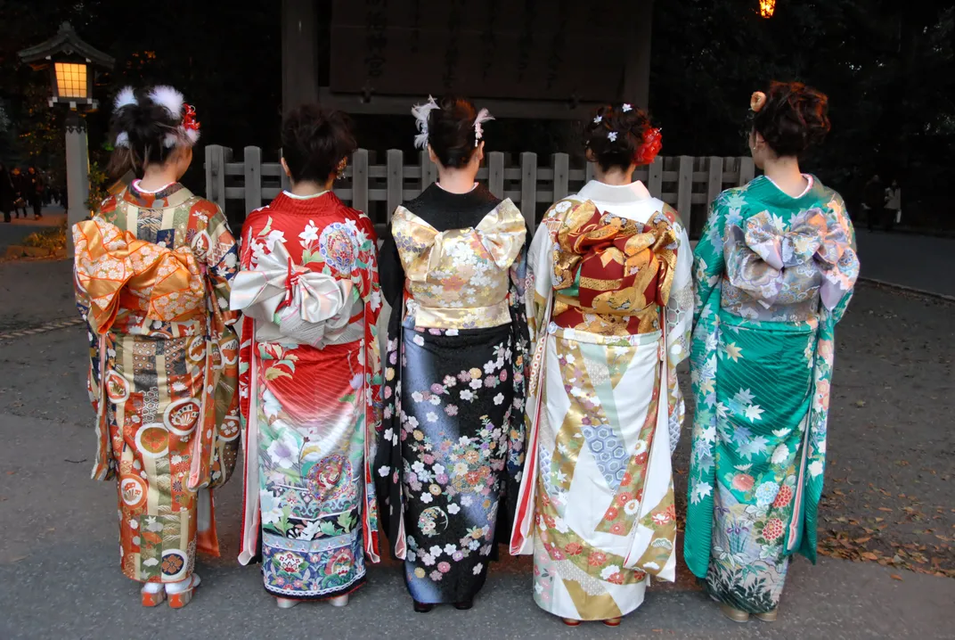 Traditional kimonos