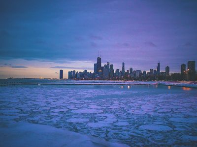 A view of Chicago during the last polar vortex, which plunged the Midwest into winter misery in 2014.