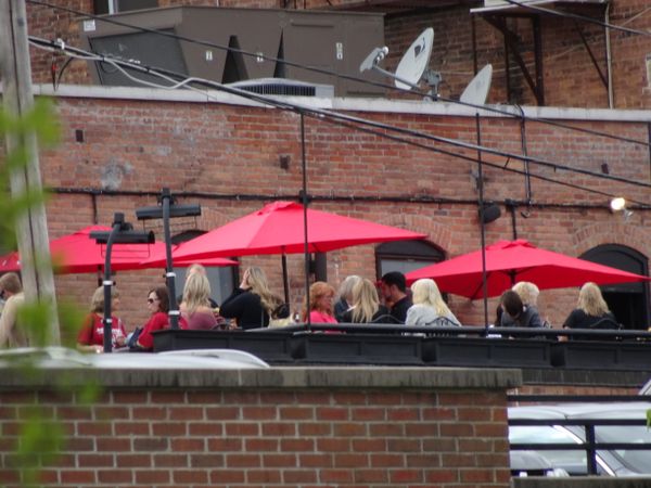 Outside Rooftop Dining with City Ambience thumbnail
