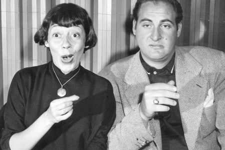 Promotional photo of Imogene Coca and Sid Caesar from Your Show of Shows