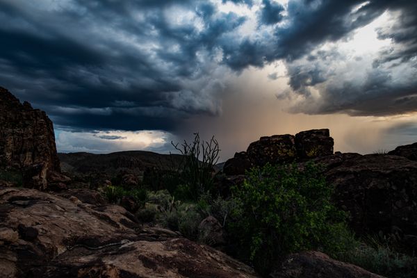 Thunderstorm Over Ocotillo Mesa thumbnail