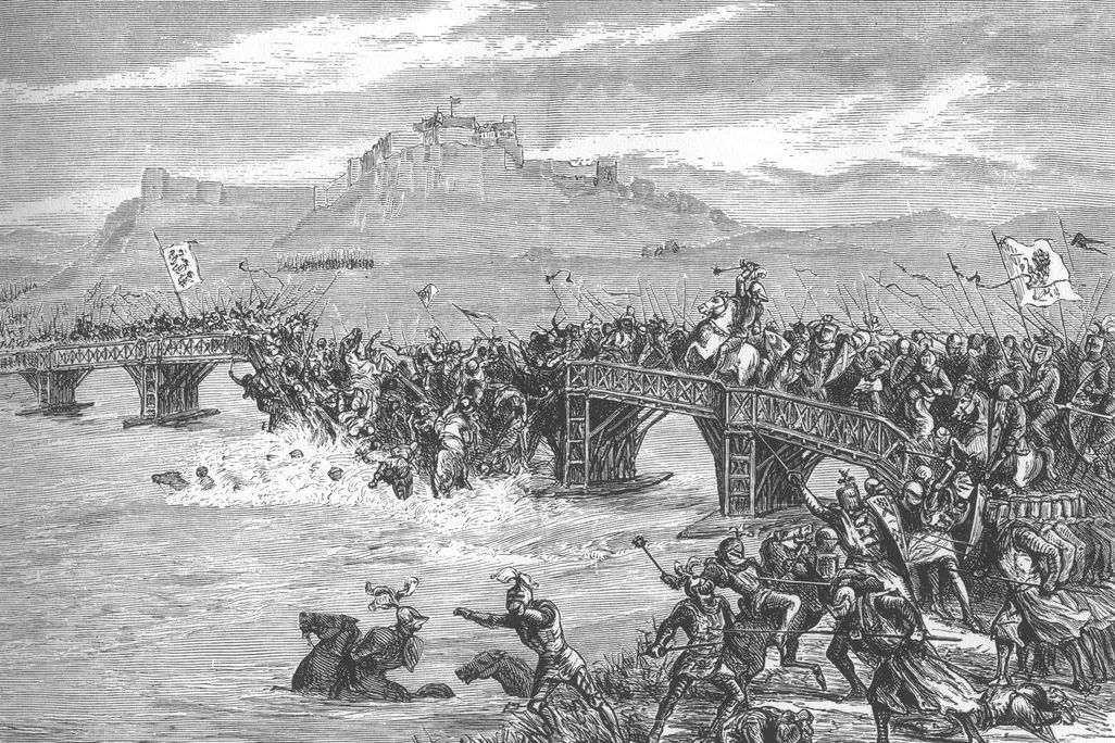 A Victorian era depiction of the Battle of Stirling Bridge, which took place on September 11, 1297