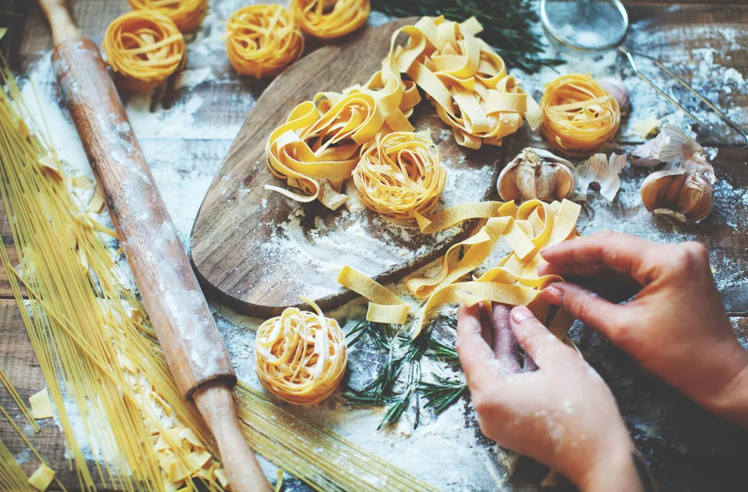 A lesson in making pasta