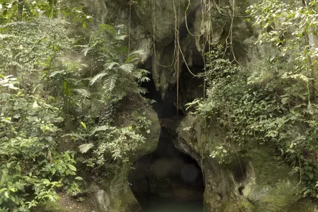 The entrance to Actun Tunichil Muknal
