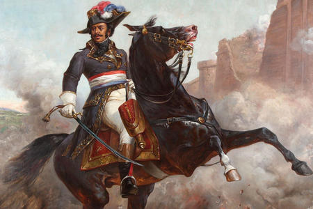 An equestrian portrait of General Thomas-Alexandre Dumas, father of the novelist Alexandre Dumas