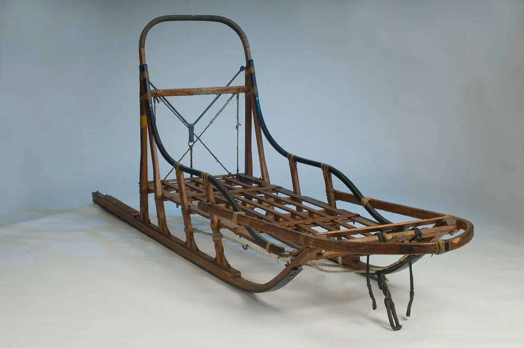 Libby Riddles Iditarod Sled