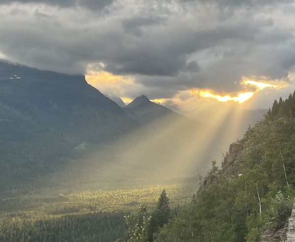 "Window into Heaven" at Glacier National Park thumbnail