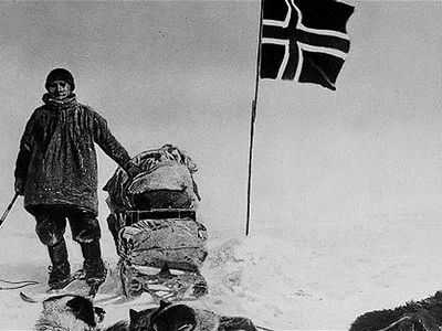 Amundsen at the South Pole, one hundred years ago today