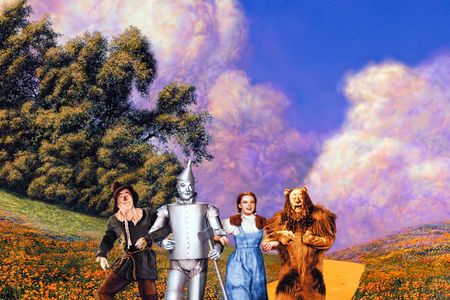 A publicity still from The Wizard of Oz. A lecturer at Catholic University in Washington, D.C. recently stumbled onto one of the costumes worn by Judy Garland as Dorothy Gale in the 1939 film.