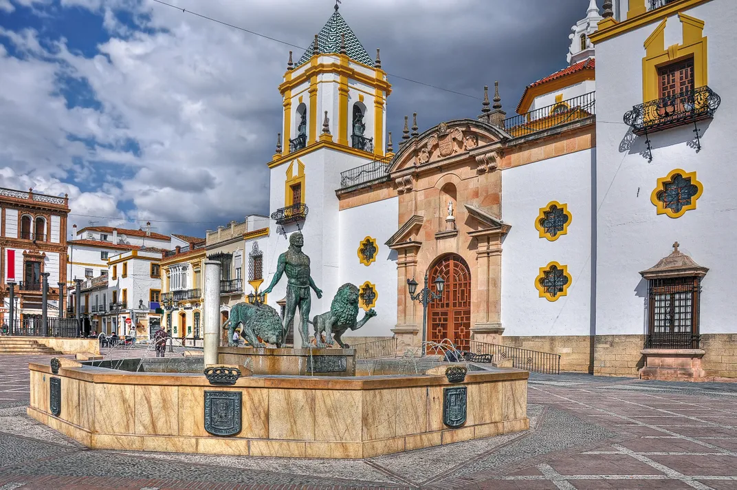 A plaza in charming Ronda