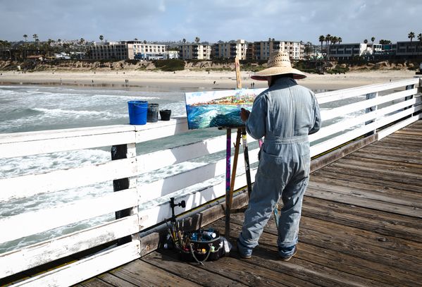 Painter on the Pier thumbnail