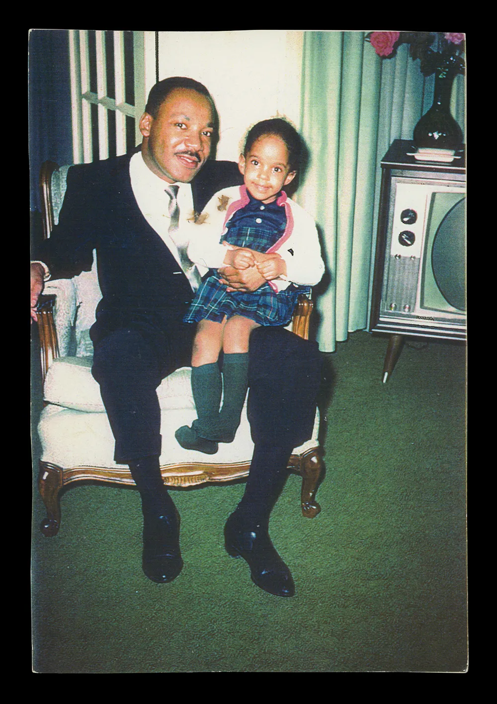 Young Jawana Jackson with Martin Luther King, Jr.