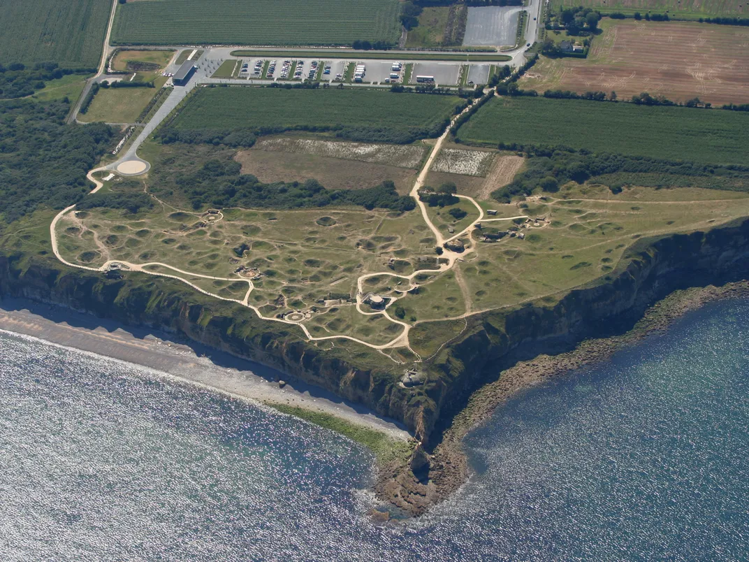 German gun emplacements at Pointe du Hoc. Credit: Atout France/R-Cast