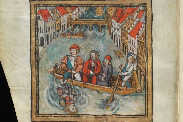 A series of floods devastated medieval Europe.