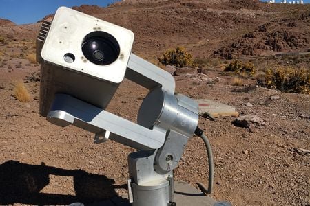 This telescope located in Cerro Tololo, Chile is just one of many within the MicroObservatory Robotic Telescope Network. (Smithsonian Astrophysical Observatory)